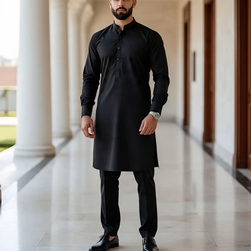 Midnight Black - Summer Wash & Wear L-1